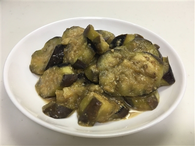grilled eggplant with shigi-yaki