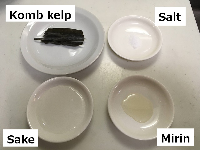 Kurigohan (rice boiled with chestnuts)