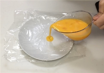 Thinly sliced beaten egg