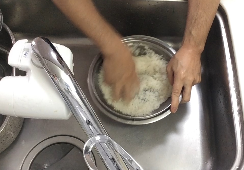 Kurigohan (rice boiled with chestnuts)